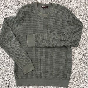 Michael Kors Men's Olive Crewneck Sweater - 100% cotton